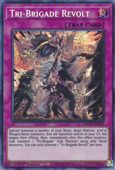 Tri-Brigade Revolt [MP21-EN212] Prismatic Secret Rare | Pegasus Games WI