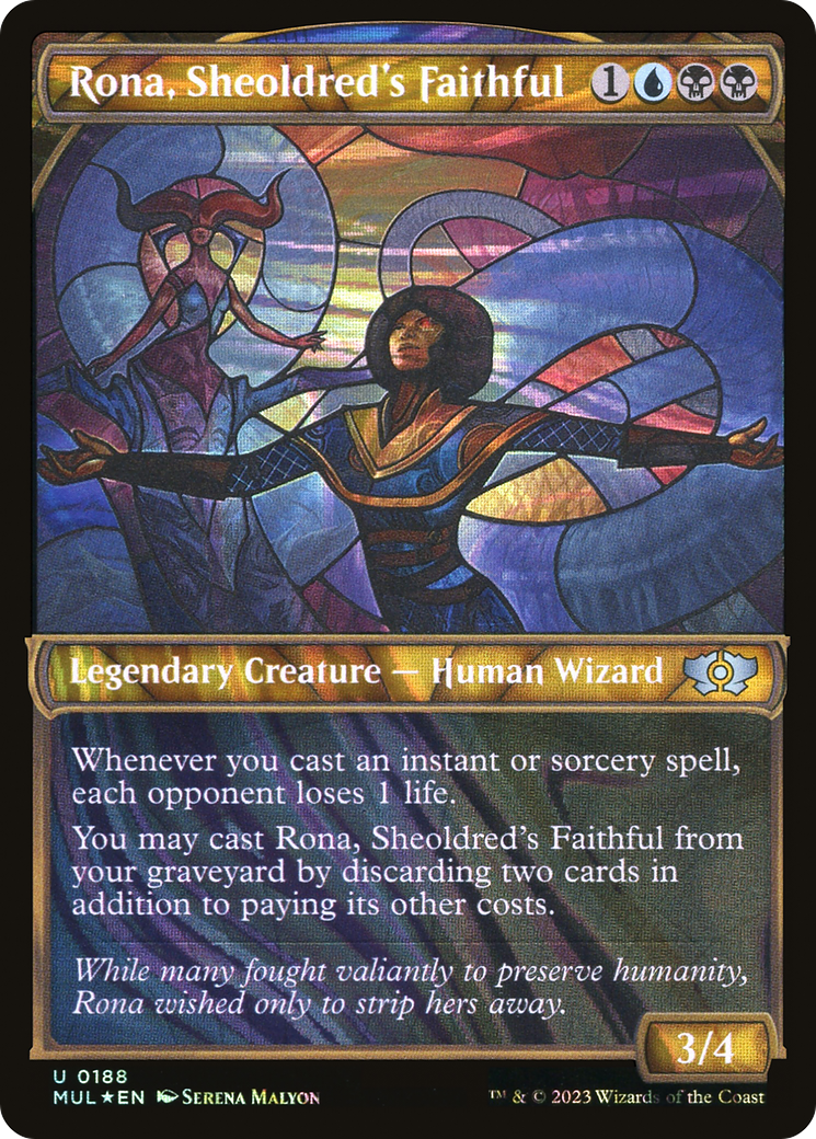 Rona, Sheoldred's Faithful (Halo Foil) [Multiverse Legends] | Pegasus Games WI