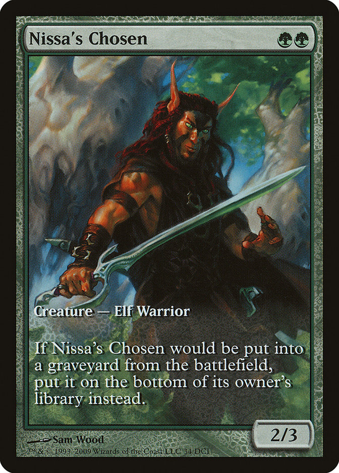 Nissa's Chosen (Game Day) (Extended Art) [Zendikar Promos] | Pegasus Games WI