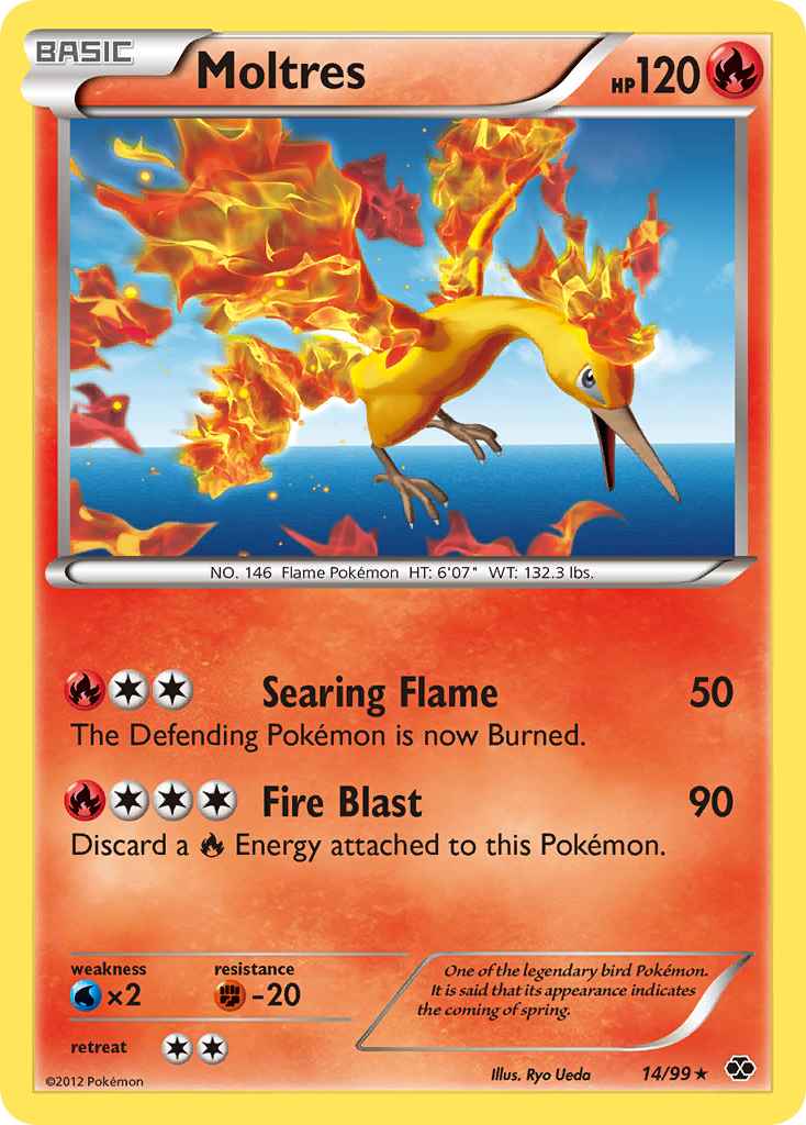 Moltres (14/99) [Black & White: Next Destinies] | Pegasus Games WI