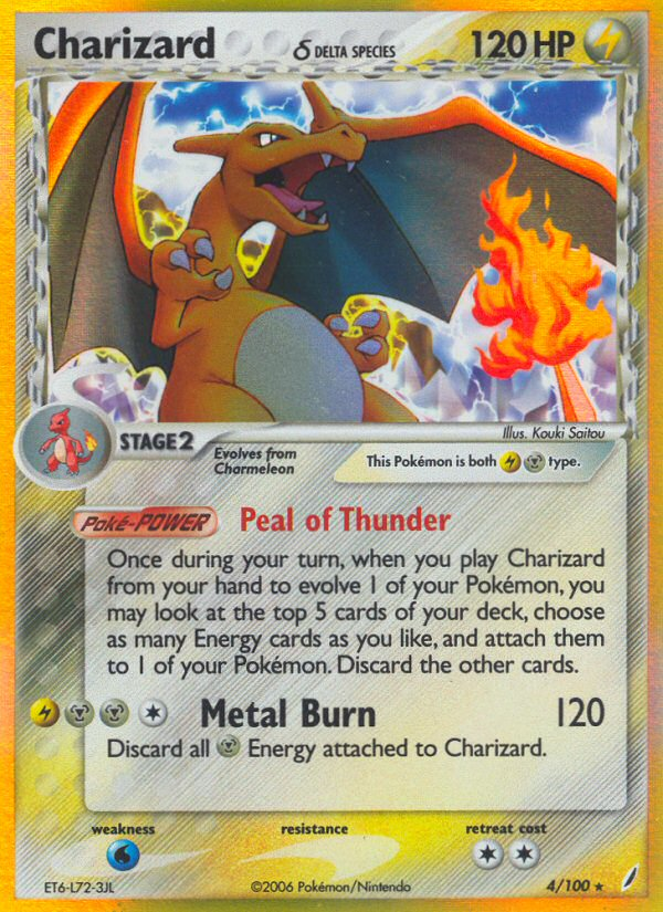 Charizard (4/100) (Delta Species) [EX: Crystal Guardians] | Pegasus Games WI