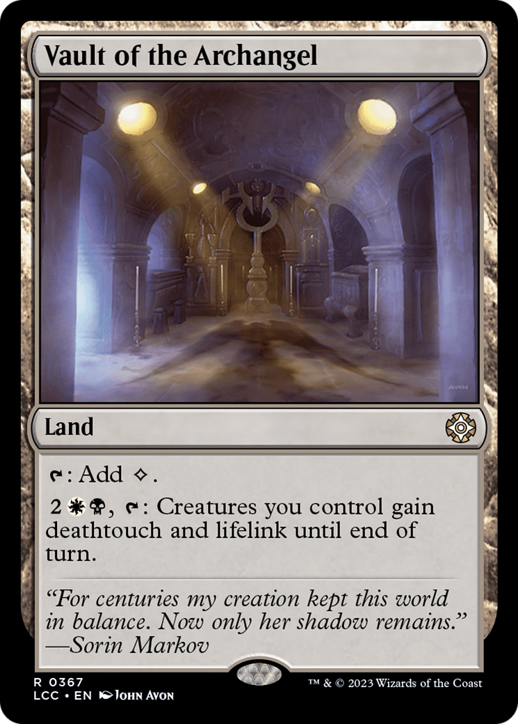 Vault of the Archangel [The Lost Caverns of Ixalan Commander] | Pegasus Games WI