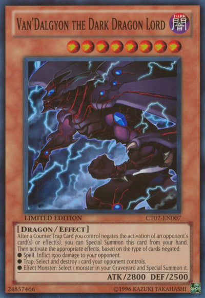Van'Dalgyon The Dark Dragon Lord [CT07-EN007] Super Rare | Pegasus Games WI