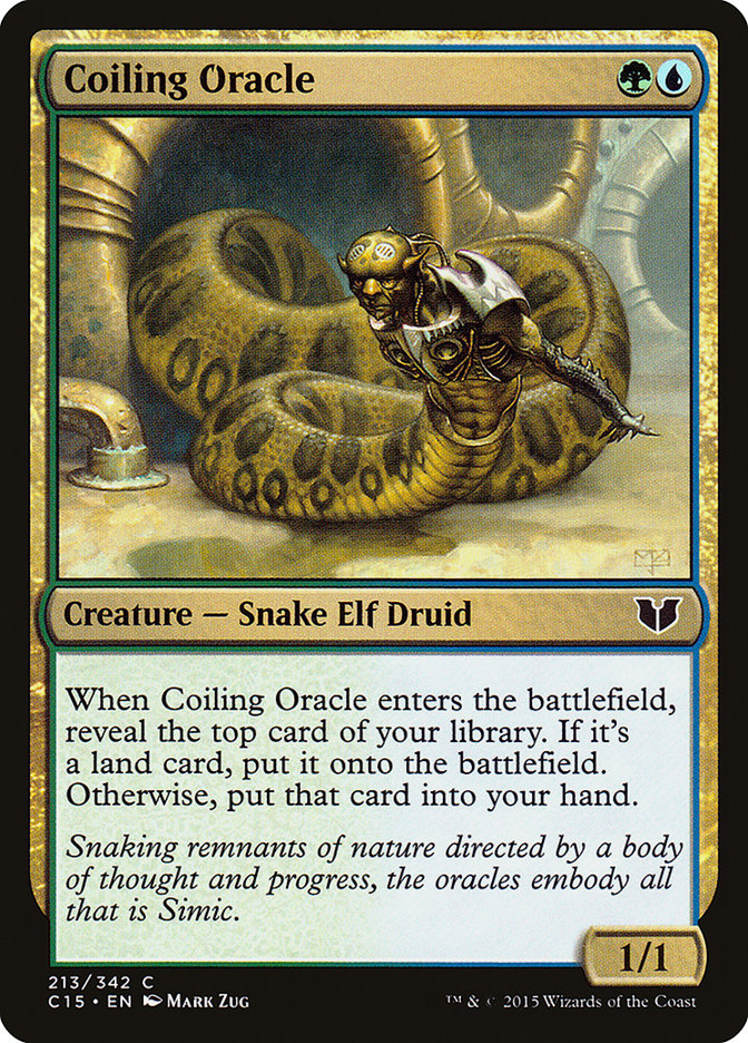 Coiling Oracle [Commander 2015] | Pegasus Games WI