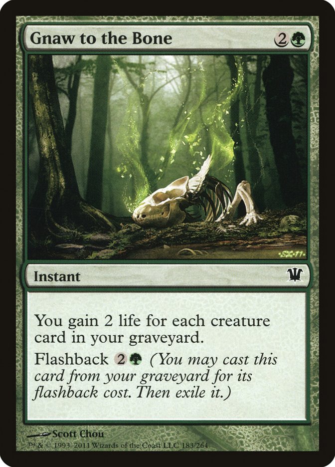 Gnaw to the Bone [Innistrad] | Pegasus Games WI