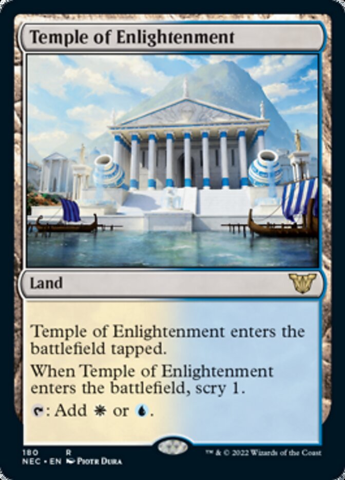 Temple of Enlightenment [Kamigawa: Neon Dynasty Commander] | Pegasus Games WI