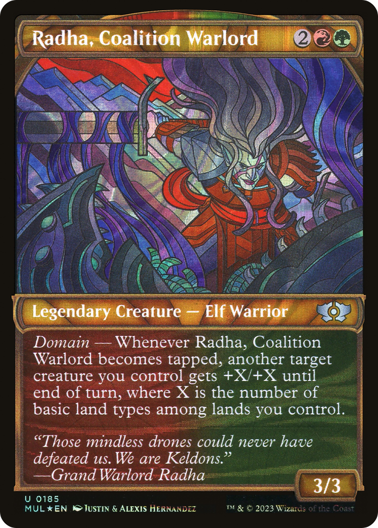 Radha, Coalition Warlord (Halo Foil) [Multiverse Legends] | Pegasus Games WI