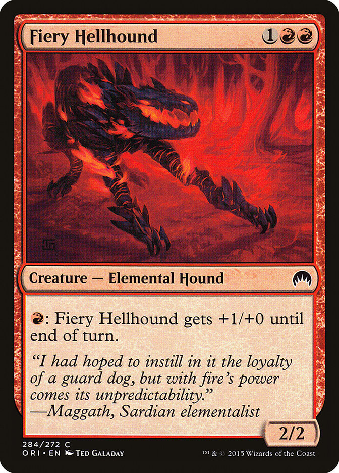 Fiery Hellhound [Magic Origins] | Pegasus Games WI