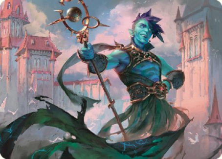 Haughty Djinn Art Card [Dominaria United Art Series] | Pegasus Games WI