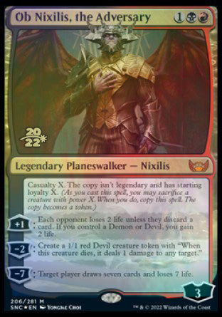 Ob Nixilis, the Adversary [Streets of New Capenna Prerelease Promos] | Pegasus Games WI