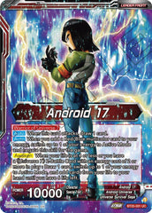 Android 17 // Warriors of Universe 7, United as One (BT20-001) [Power Absorbed Prerelease Promos] | Pegasus Games WI