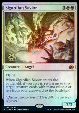 Sigardian Savior [Innistrad: Midnight Hunt Prerelease Promos] | Pegasus Games WI