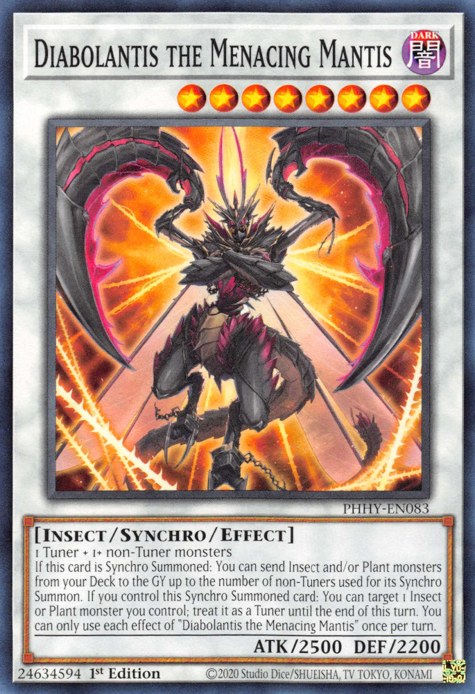 Diabolantis the Menacing Mantis [PHHY-EN083] Common | Pegasus Games WI