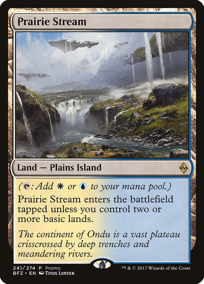 Prairie Stream (Promo) [Battle for Zendikar Standard Series] | Pegasus Games WI