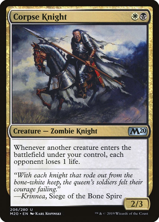 Corpse Knight (2/3) [Core Set 2020] | Pegasus Games WI