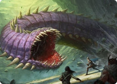 Purple Worm Art Card [Dungeons & Dragons: Adventures in the Forgotten Realms Art Series] | Pegasus Games WI