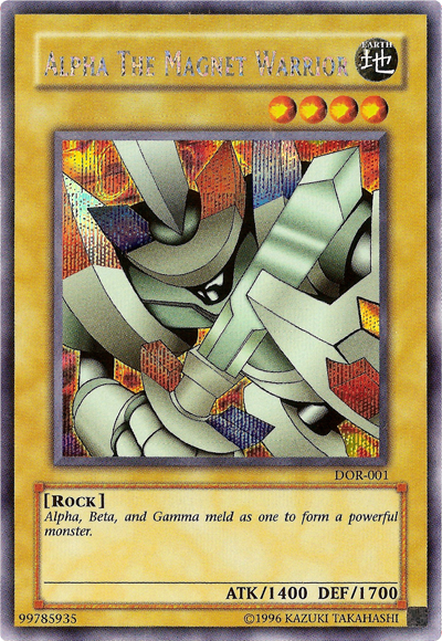 Alpha the Magnet Warrior [DOR-001] Secret Rare | Pegasus Games WI