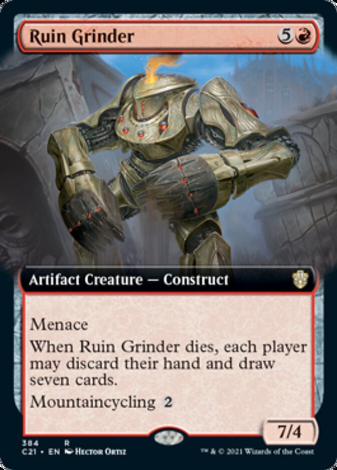 Ruin Grinder (Extended Art) [Commander 2021] | Pegasus Games WI