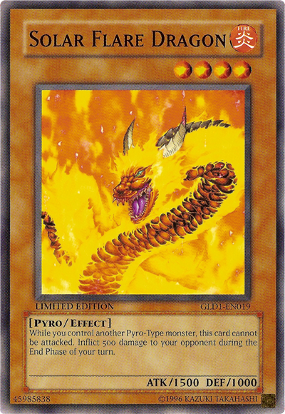 Solar Flare Dragon [GLD1-EN019] Common | Pegasus Games WI