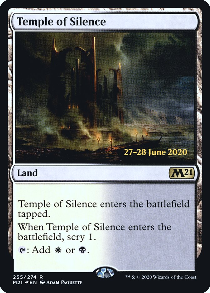 Temple of Silence [Core Set 2021 Prerelease Promos] | Pegasus Games WI