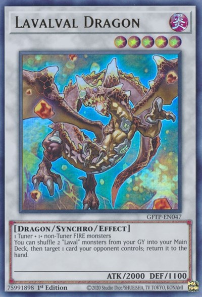 Lavalval Dragon [GFTP-EN047] Ultra rare | Pegasus Games WI