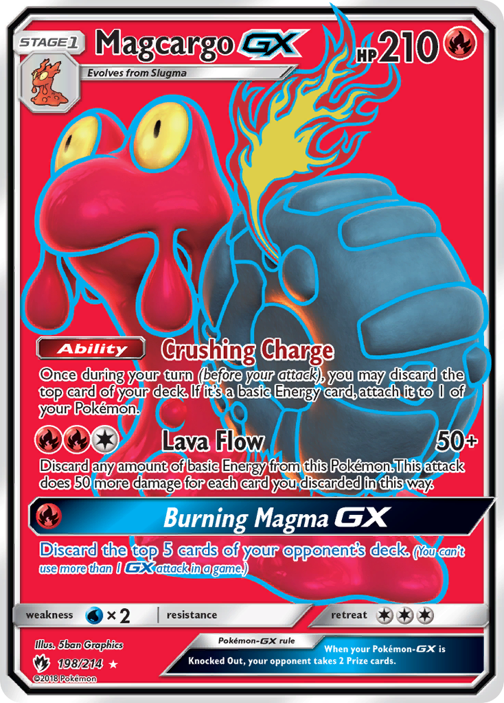 Magcargo GX (198/214) [Sun & Moon: Lost Thunder] | Pegasus Games WI