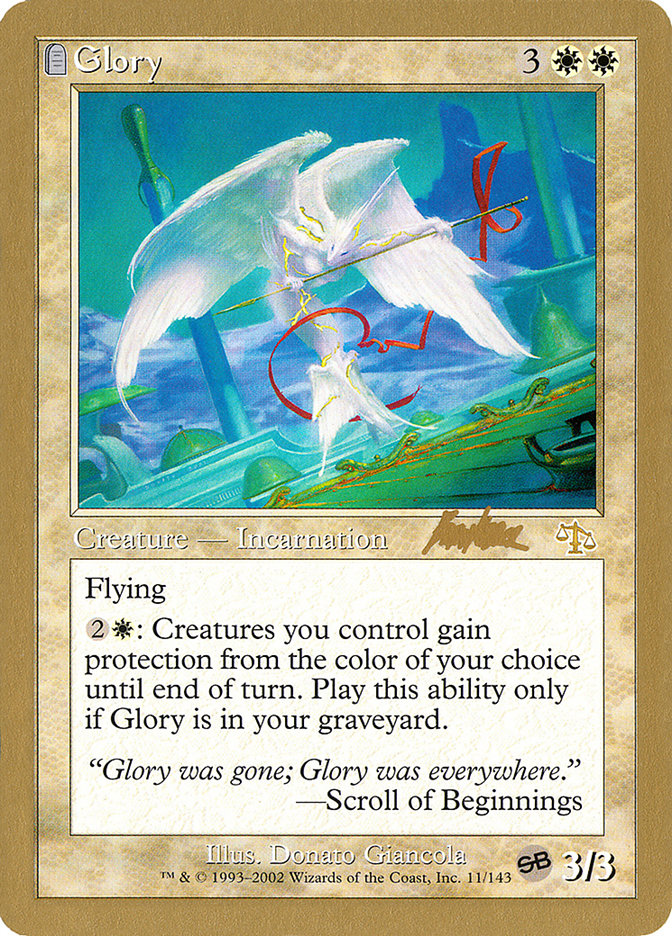 Glory (Brian Kibler) (SB) [World Championship Decks 2002] | Pegasus Games WI