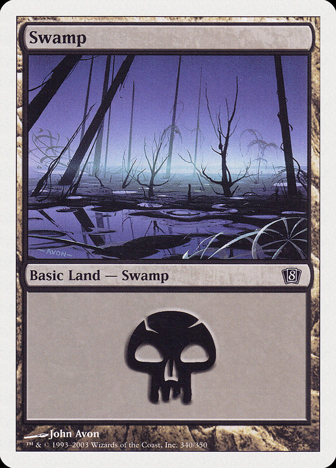 Swamp (340) [Eighth Edition] | Pegasus Games WI