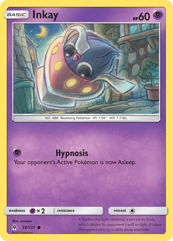 Inkay (50/131) [Sun & Moon: Forbidden Light] | Pegasus Games WI