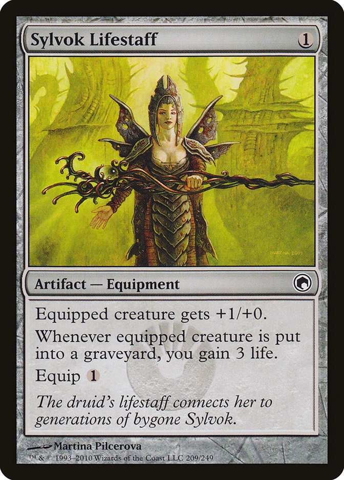 Sylvok Lifestaff [Scars of Mirrodin] | Pegasus Games WI