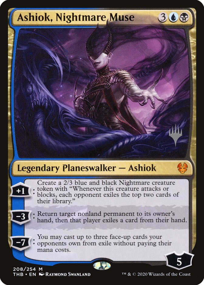 Ashiok, Nightmare Muse (Promo Pack) [Theros Beyond Death Promos] | Pegasus Games WI