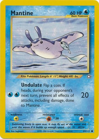 Mantine (64/111) [Neo Genesis Unlimited] | Pegasus Games WI