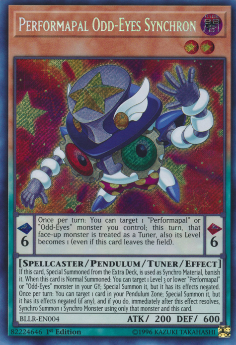 Performapal Odd-Eyes Synchron [BLLR-EN004] Secret Rare | Pegasus Games WI