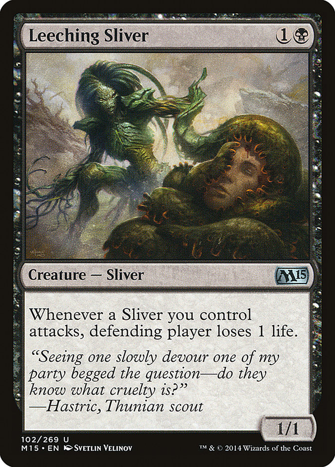 Leeching Sliver [Magic 2015] | Pegasus Games WI