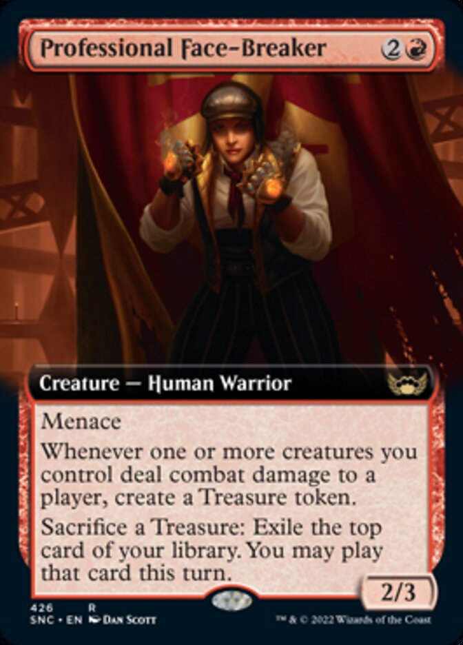 Professional Face-Breaker (Extended Art) [Streets of New Capenna] | Pegasus Games WI