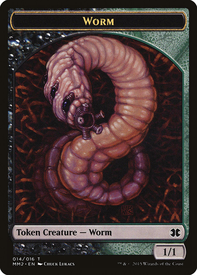 Worm Token [Modern Masters 2015 Tokens] | Pegasus Games WI