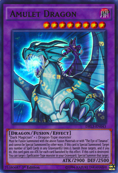 Amulet Dragon [DRL3-EN043] Ultra Rare | Pegasus Games WI