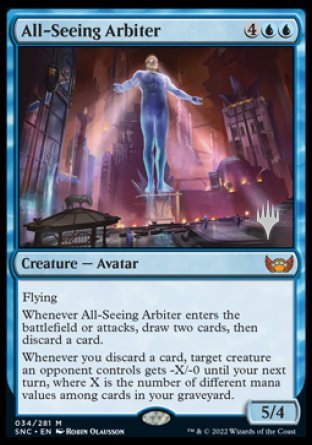 All-Seeing Arbiter (Promo Pack) [Streets of New Capenna Promos] | Pegasus Games WI