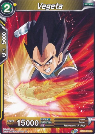 Vegeta [BT12-093] | Pegasus Games WI