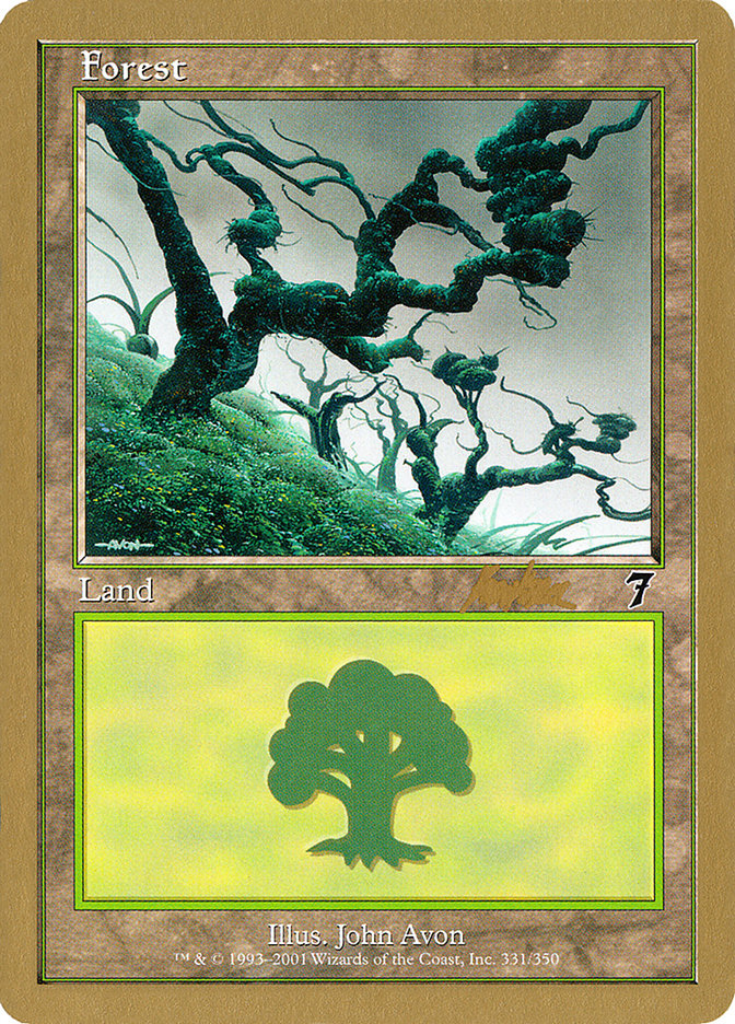 Forest (bk331) (Brian Kibler) [World Championship Decks 2002] | Pegasus Games WI