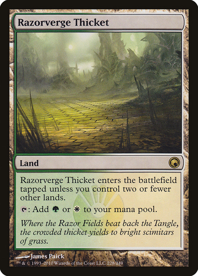 Razorverge Thicket [Scars of Mirrodin] | Pegasus Games WI