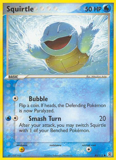 Squirtle (83/112) [EX: FireRed & LeafGreen] | Pegasus Games WI