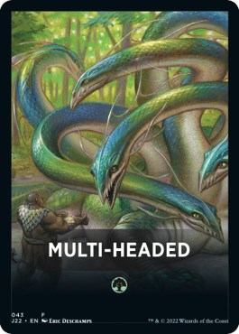 Multi-Headed Theme Card [Jumpstart 2022 Front Cards] | Pegasus Games WI