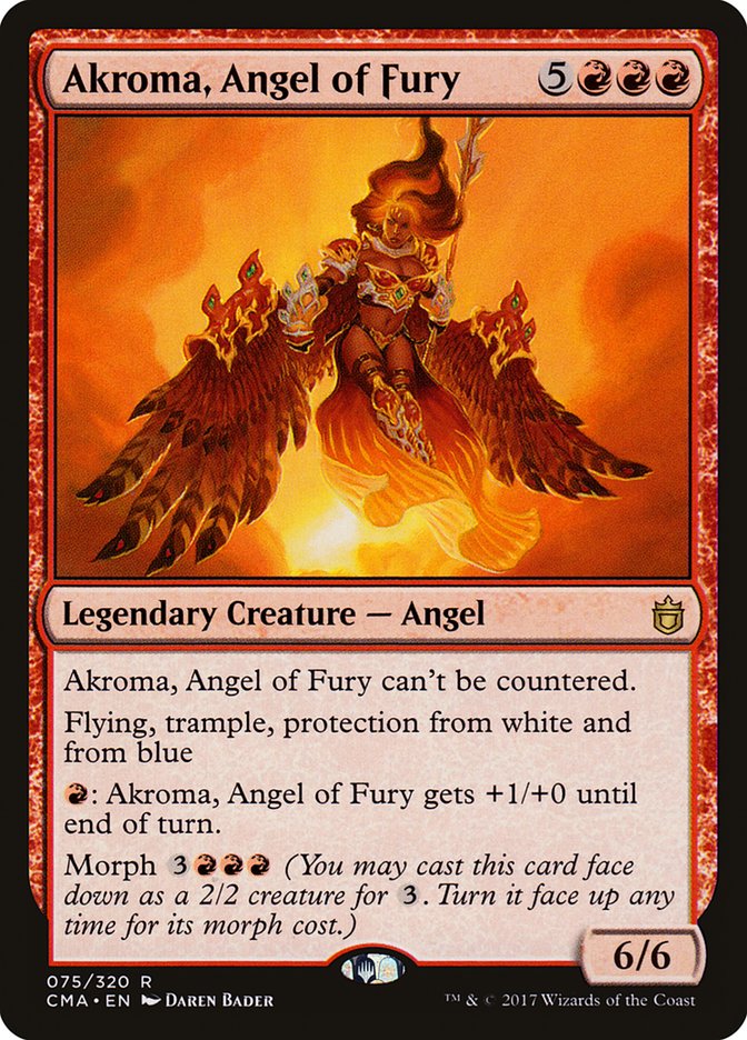 Akroma, Angel of Fury [Commander Anthology] | Pegasus Games WI