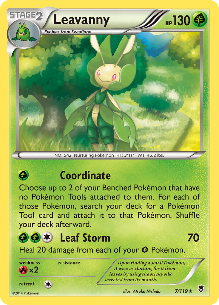 Leavanny (7/119) [XY: Phantom Forces] | Pegasus Games WI