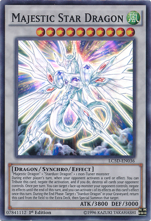 Majestic Star Dragon [LC5D-EN036] Super Rare | Pegasus Games WI