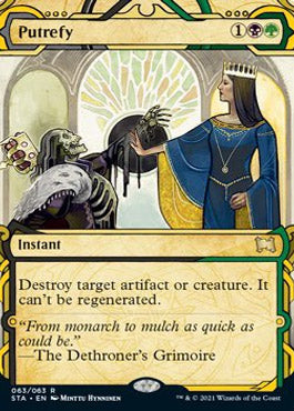 Putrefy (Foil Etched) [Strixhaven: School of Mages Mystical Archive] | Pegasus Games WI