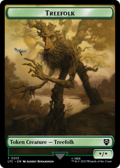 Treefolk // Food Token [The Lord of the Rings: Tales of Middle-Earth Commander Tokens] | Pegasus Games WI