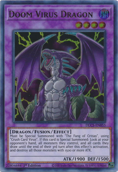 Doom Virus Dragon [DLCS-EN055] Ultra Rare | Pegasus Games WI