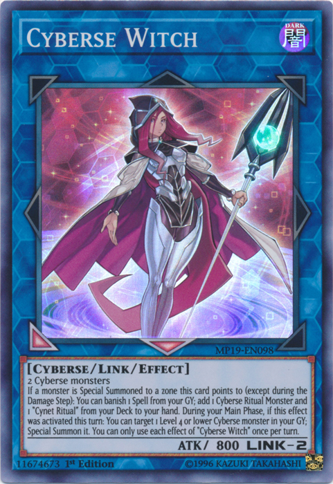 Cyberse Witch [MP19-EN098] Super Rare | Pegasus Games WI